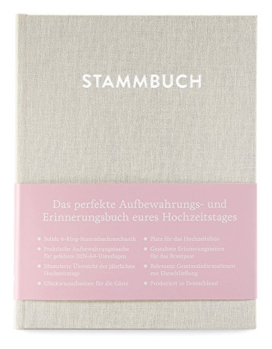 Modernes Stammbuch der Familie, Familienstammbuch (Cremebeige)