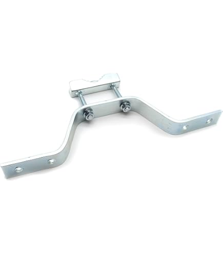 Lot 2 Supports Muraux 34 Cm Acier Galvanisé – Fixation Mât Antenne Satellite Ø Jusqu'à 60 Mm