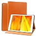 Produktbild OUVOUV iPad 2018/2017 iPad 9.7 Zoll Hülle Leder,Apple iPad Echt Leder Case Cover smart Rindsleder-Case Tasche Tablet-Case Schutzhülle mit Wake/Sleep Funktion und Standfunktion für iPad 9,7 Zoll,Braun