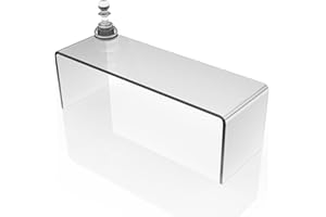 3R W DESIGN Acrylic Display Risers Plinths Shelves-Bridges and Window Shelves for Art, Models, Perfume, Plants, and More - Organize your Collection in Style- Hoverstand (4mm-thick-30cm-10cm-10cm, Max Load 1.5kg)