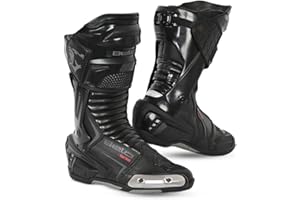MAXIMO-MOTO Men's Motorcycle Boots Motorbike Shoes for Men, Motocross Boots with Superior Protection and Comfort Racing Shoes