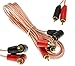 Produktbild Adapter-Universe® Stereo Cinch Audio Kabel RCA Boxenkabel 2m Stecker f KFZ Car HiFi Endstufe
