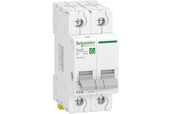 Schneider Electric - Resi9 - interrupteur-sectionneur 2P 63A - R9PS263