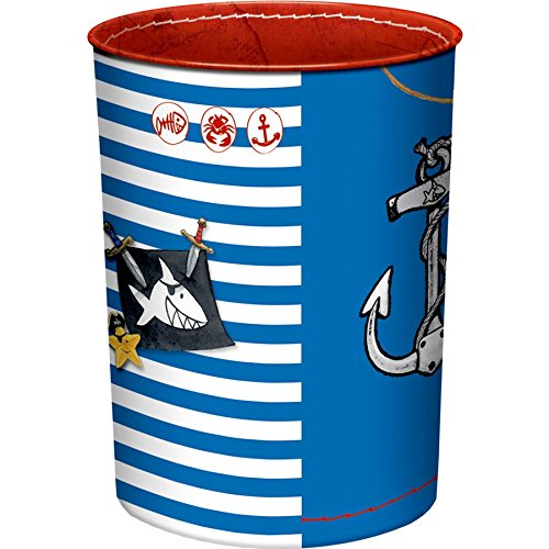 Capt 'n Sharky Papierkorb, 23 x 20 cm, Modell # 12773