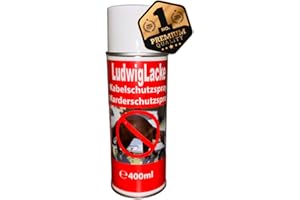 ‎LUDWIGLACKE LudwigLacke Marderschutzspray Kabelschutzspray 400 ml – Zuverlässiger Schutz gegen Marderverbiss Marder Schutz Spray Marderabwehr Marderspray Kabelschutzspray