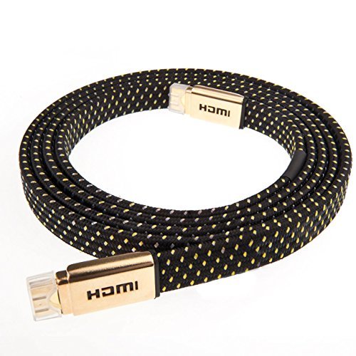 Laptone PRO GOLD HDMI Kabel HDMI V2.0 / 1.4a (Neuster Standard) Ultra HD 4K 3D PS4 Full HD 1080p 2160p ARC Highspeed mit Ethernet -2m - 3