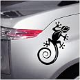 Ambiance-Live Wandtattoo Eidechse/Gecko – 16 X 20 Cm, In Bordeaux, Abziehbar & Wiederverwendbar (auch Für Auto)