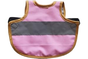 F Fityle Chickens Warning Chasuble Reflective Chasuble Poultry Chicken Saddle Apron Spring Guard Pink