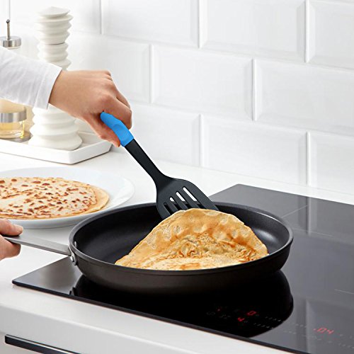 Aqi Küchenartikel Set 5 Stück Silikon Flexible Pfanne Löffel Spatel Pasta Löffel Schaufel in solide und hitzebeständige Material - 5