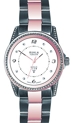 Gard by Ruhla Funk Damenuhr Edelstahl Saphirglas 117-103M