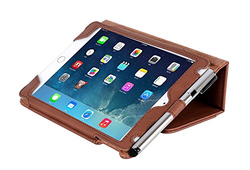 MOSISO iPad Mini 4 PU-Leder Schutzhülle mit Standfunktion und Schlaf / Wecke-Funktion für 2015 Apple iPad Mini 4 Farbe: Braun - 2