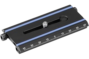 Cullmann Concept ONE OXC384 90 mm Lange SK-Justierplatte, Schwarz