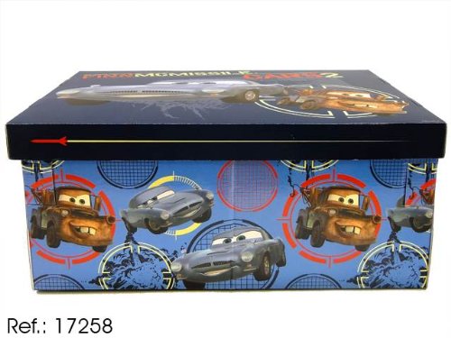 Disney Cars Aufbewahrungs Box Staubox Spielzeugtruhe Kiste Truhe faltbar Karton