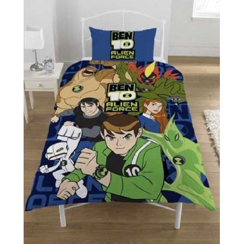 Kids/Childrens Ben 10 Alien Force Bedding Duvet/Quilt Cover Set (Single Bed)