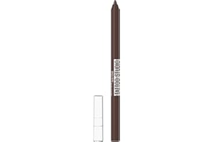 Maybelline New York - Crayon Gel Yeux Effet Tatouage - Waterproof & Tenue 36h - Tattoo Liner - Teinte : Bold Brown