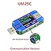 Produktbild Cutogain UM25 um25 C der U89 LCD Voltmeter Amperemeter Akku Ladekabel Widerstand Tester für App USB 2.0, UM25C