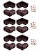 Grasshopr Pack of 12 THICK Baby Child Infant Kids Safety Safe Table Desk Corner Edge Cushions Guard Protector (Brown) RS.399.00