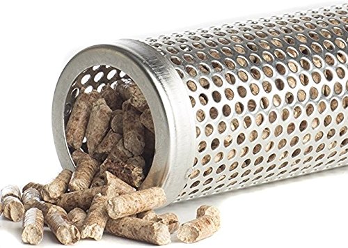 Räucherröhre 15cm – Räuchern auf jedem Grill – Intensiv Rauch – Edelstahl Kaltrauch-Erzeuger – Räucherbox – Tube Smoker 6″ – Pellet Smoker –Kalträuchern + Schutztasche Sparbrand - 7