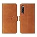 Produktbild Eastcoo Mi 9 SE Geldbörse Tasche,Magnetic Flip Folio Cover Kickstand Card Slots Bumper PU Leder TPU Slim Shockproof Anti Scratch Hülle für Google Xiaomi Mi 9 SE Smartphone,(Mi 9 SE,Gelb)