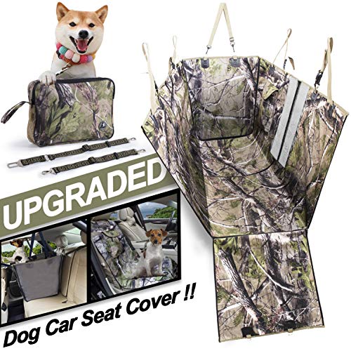 MOVEPEAK Funda para Asiento de Coche para Perro, Impermeable, para Mascotas, para Coche, SUV, Camiones