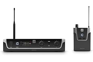 ‎LD SYSTEMS LD Systems U308 IEM - In-Ear Monitoring-System mit Sender und Bodypack, 863-865 MHz + 823-832 MHz, schwarz