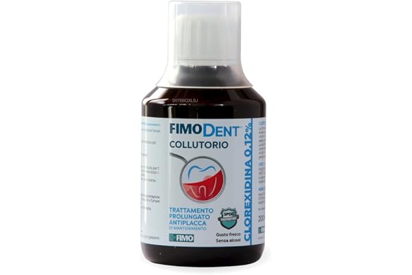 Bain de bouche - Chlorhexidine 0,12% avec SPDD (Système de protection contre les décolorations dentaires) et arôme agréable de menthe - Traitement anti-plaque et antibactérien prolongé, 200ml