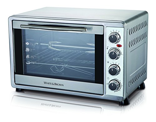 White & Brown Four Multifonctions Acier Inox 45 L