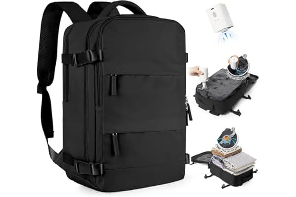SZLX Sac à Dos Sous Vide Bagage à Main Pour Femmes, Sac à Dos Airbag Avec Système De Vide Pour Le Voyage, Ryanair Travel Ruscksack Taille Cabine Avec Pompe étanche Valise Sous Vide Pour Homme