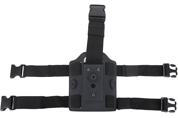 DECHO-C Tactique Chasse Cuisse Goutte Jambe Plate-Forme Holster Double Sangle Jambe Cuisse Holster Sac Poche Tactique Leggings Dispositif