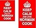 Price comparison product image Keep Calm And Love Norman Cook Novelty Keyring and Fridge Magnet Set