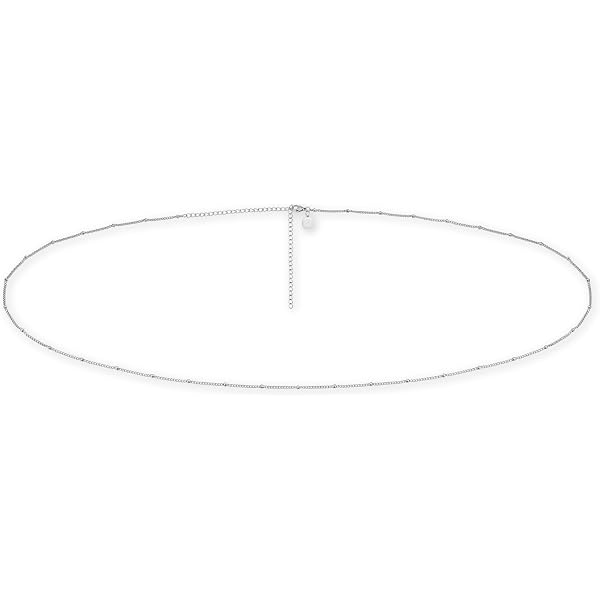 Hebterrka 2pcs Chaînes De Taille Perlées Argent - Chaîne Ventre Sexy Réglable