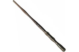 Handicraftviet Wooden Magic Wand Collectible for Cosplay, Witch Wand 15 In for Children and Adults on Halloween, Christmas, Birthday Parties (S9)