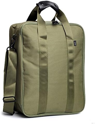 Small Travel Messenger Briefcase Bag /Carry on Portable Luggage Duffel Bag with Shoe Compartment for Men and Women’s-Ideal for Hiking and Camping Overnight,Weekend Travel (Green) by Cosihomu
