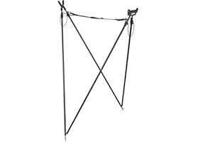 FIERY DEER Neuer Schießstock für die Jagd, höhenverstellbare Schießauflage mit Klemmverriegelungssystem, Aluminium Gewehr Ständer