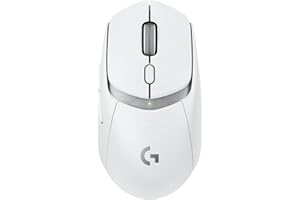 ‎LOGITECH G Logitech G309 LIGHTSPEED Bezprzewodowa mysz do gier, lekka, przełączniki hybrydowe LIGHTFORCE, HERO 25K, 300+ godzin pracy - bateria AA, 6 programowalnych przycisków, PC i Mac - Biały