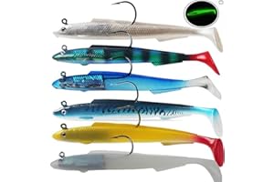 ‎NJORD KALASTUS Njord Kalastus Gummifische mit Jigkopf wählbar 15cm 30g, 13cm 20g oder 12cm 15g | Zander Gummiköder Zander | Gummifische Zander Köder Gummifisch Set | Gummiköder Angelköder Set Raubfisch