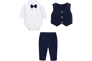 Famuka Bambini e Ragazzi Abiti e Giacche Bambino Battesimo Bambino Abbigliamento Set Matrimonio Baby Smoking Blazer