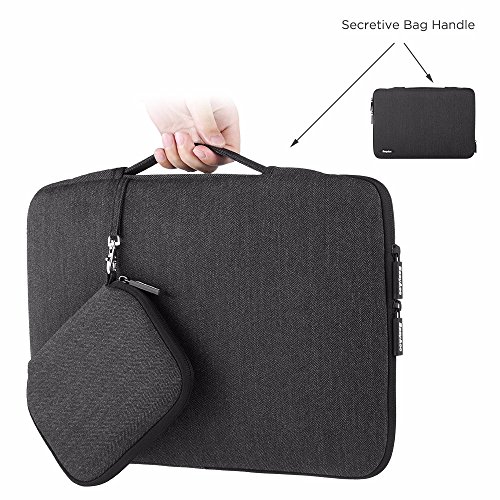 EasyAcc 13 - 13 3 Zoll Laptoptasche H  lle Sleeve Tragetasche mit Griffen und Zubeh  rtasche f  r 13 3   33 8-cm  Laptop   Ultrabook   Macbook Air   M