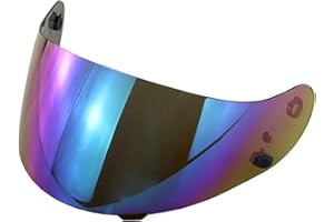 Viviance Casco De Motocicleta Visera Escudo Visor para Hjc Cl-16 Cl-17 Cs-15 CS-R1 CS-R2 Cs-15 Fg-15 TR-1 - Colorido