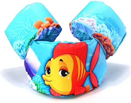 Summer Swimming Collar Ring Safety Swim Ring Neck Swimming Float Aid Vest Swimsuit Life Jacket For Kids (Fish)