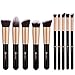 Makeup Brushes Makeup Brush Set BESTOPE Makeup Brushes 10PCs Makeup Brush Set Foundation Eyeliner Shadow Powder Brushes for Girls (Rose Gold)