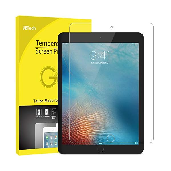 JETech Protector de Pantalla Compatible iPad mini 5 (2019) y iPad mini 4, Vidrio Templado