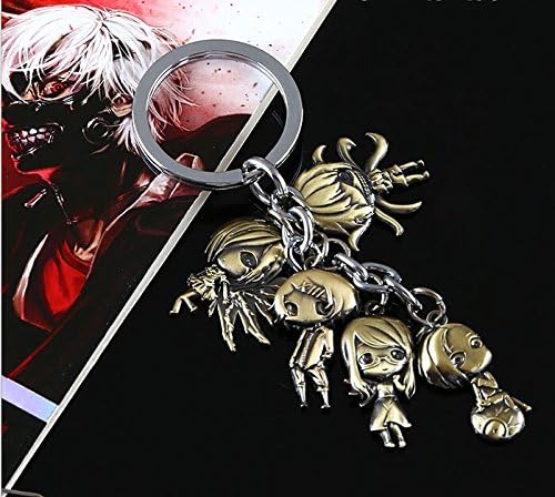 Tokyo Ghoul Ken Kaneki Rin Kirishima Toka Character Bracelet Cosplay Key Chain Keyring