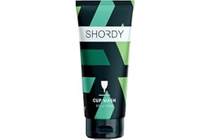 SHORDY Menstrual Cup Cleaner – Organic, pH-Balanced Feminine Cup Wash Unscented – Natural, Safe Period Cup Soap for Silicone Cups and Discs 100% Plant-Based Cleansing Wash for Period Care (4 oz) 118ml