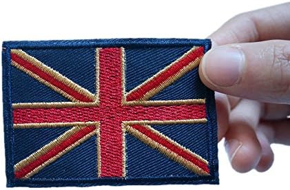 Dreamshome UK Flag Embroidered Iron/Sew On Union Jack Patch United Kingdom Badge Jeans Bag Transfer