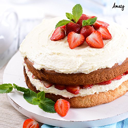 Amazy Edelstahl Streichpalette (3 tlg.) – Hochwertige Winkelpalette im 3er Set für gleichmäßige Überzüge und Glasuren von Kuchen, Torten und Cupcakes (12 cm) - 6