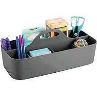 MDESIGN Schreibtisch Organizer mit Griffen – praktischer Büro Organizer mit 11 Fächern fürs Arbeitszimmer – Box für…