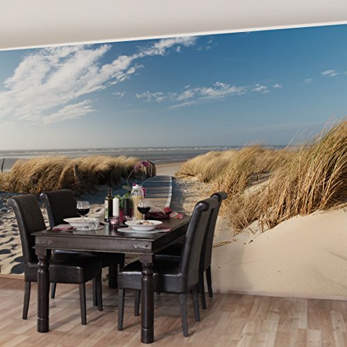 Vliestapete Premium – Ostsee Strand – Fototapete Breit Vlies Tapete Wandtapete Wandbild Foto 3D Fototapete, Größe HxB: 190cm x 288cm - 5
