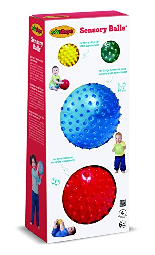 Edushape - Ed 705179 - Jeu De Balle - Balles Sensorielles - Modèle Aléatoire De 4