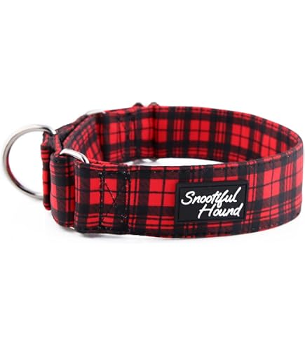 Snootiful Hound Martingale-Halsband Für Windhunde & Whippets - Olivgrün, Größe 30–40 Cm, Ausbruchsicher & Bequem